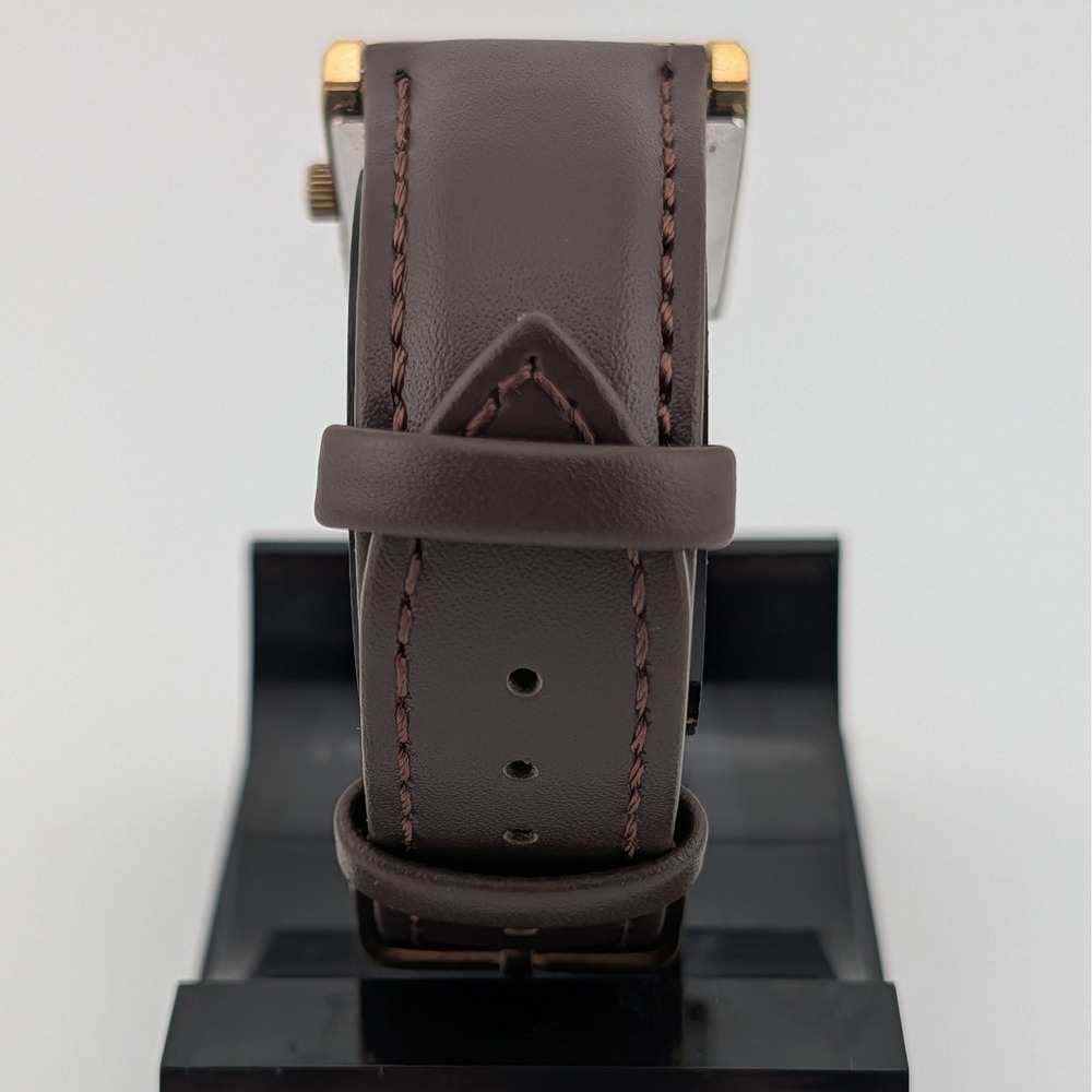Le Gant Swiss Vintage Tank Watch Y334-5050 Gold‎ Tone Quartz - Picture 7 of 10